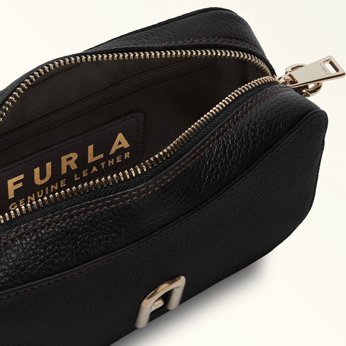 FURLA<br>Mini bolsa com alça de ombro em couro FURLA PRIMULA