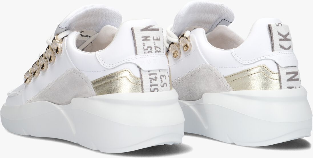NUBIKK witte nubikk lage sneakers roque roman