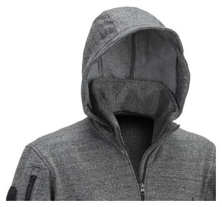 Gilet pull Defcon 5 pour homme jack Tactical avec capuche-noir