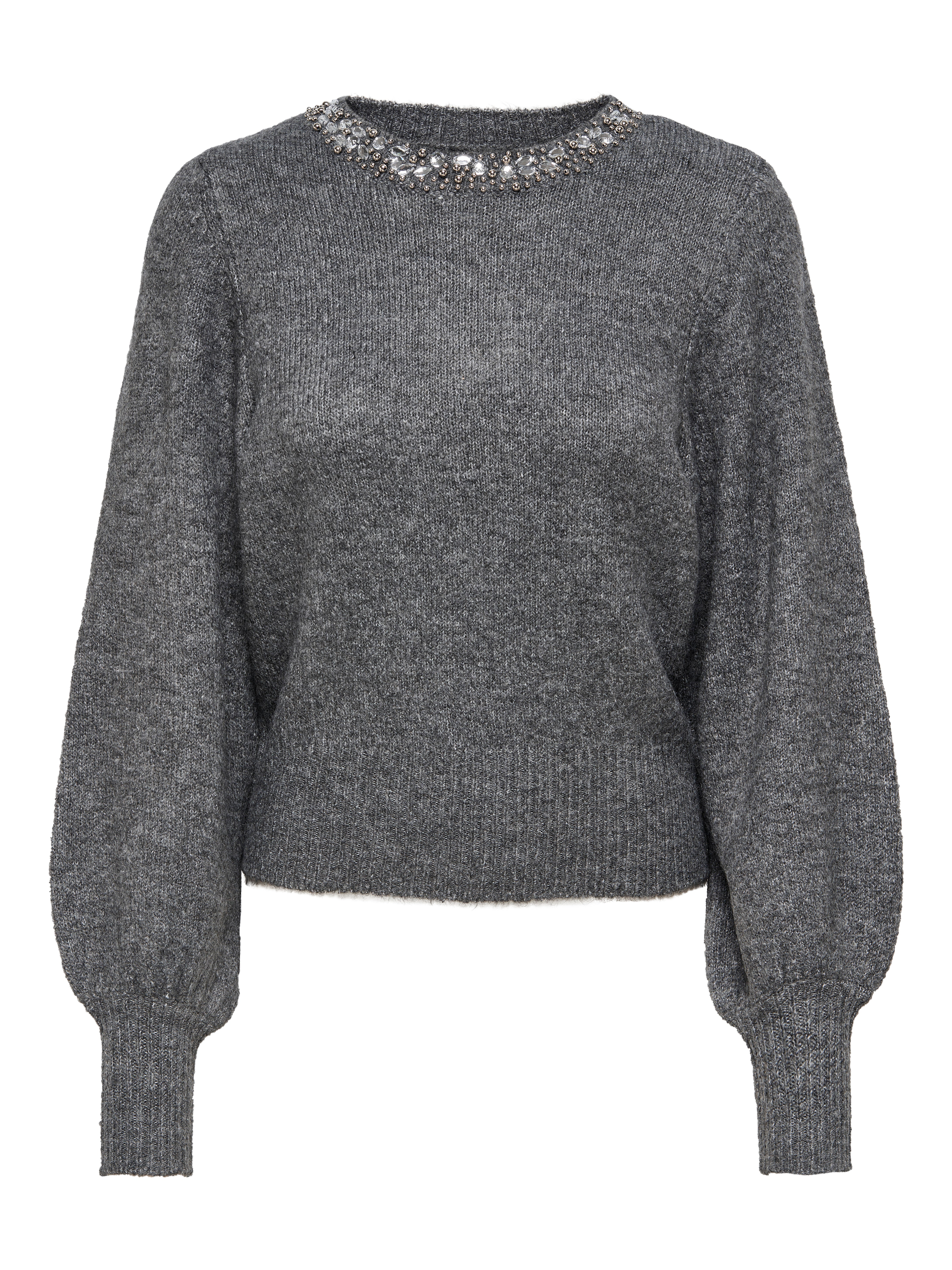 ONLELSA Strickpullover Medium Grey Melange