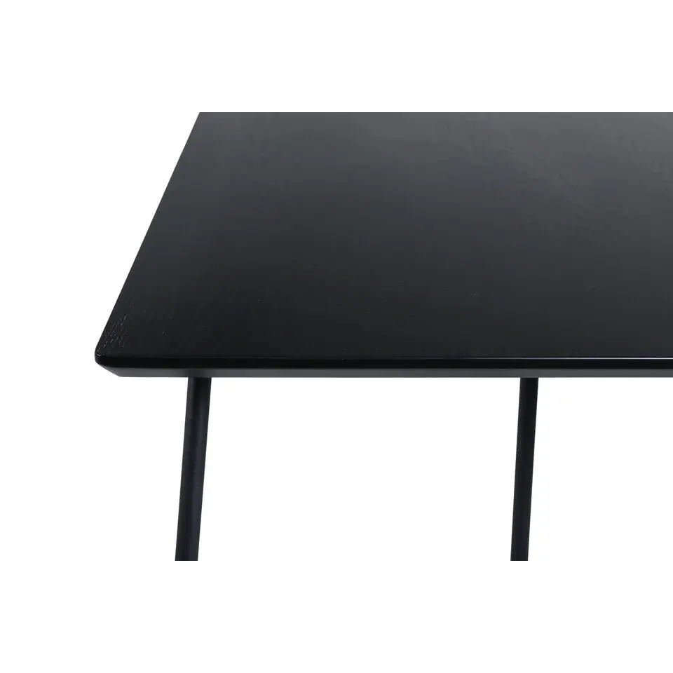 Eettafel Zwart Hout - 190x90x75cm - Petra