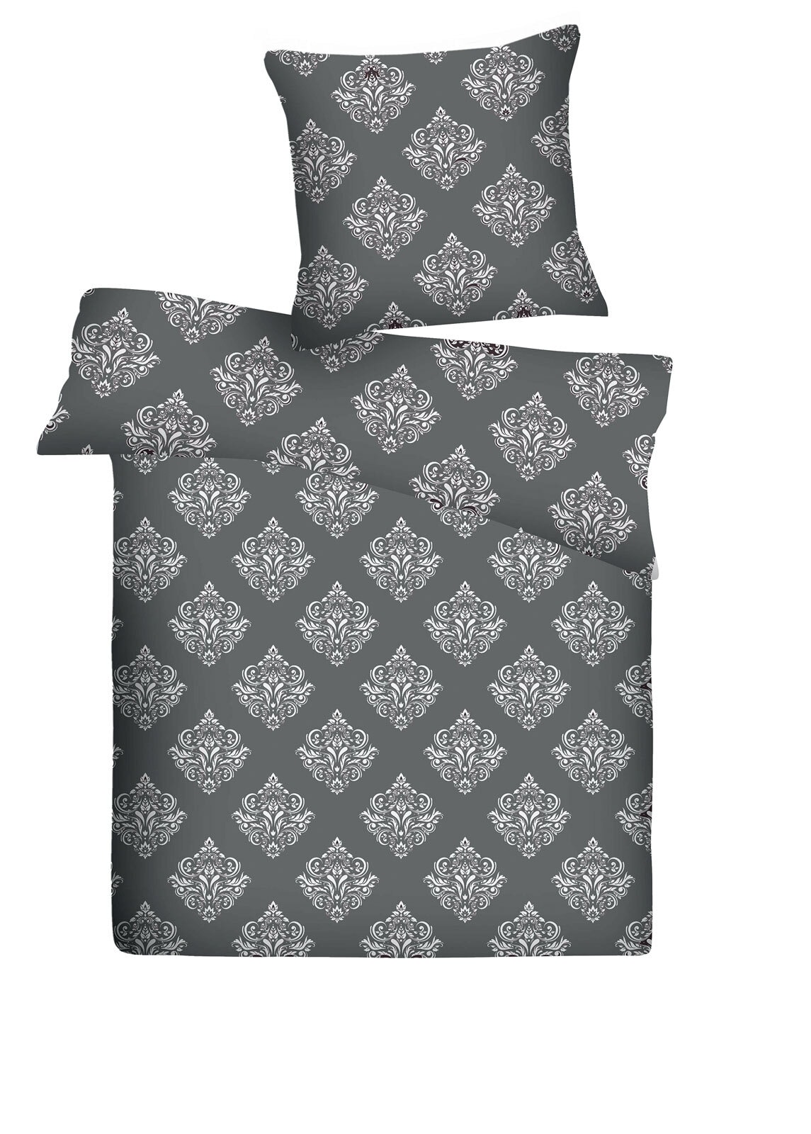 2er Set - Bettwäsche Metallicdruck Ornamente