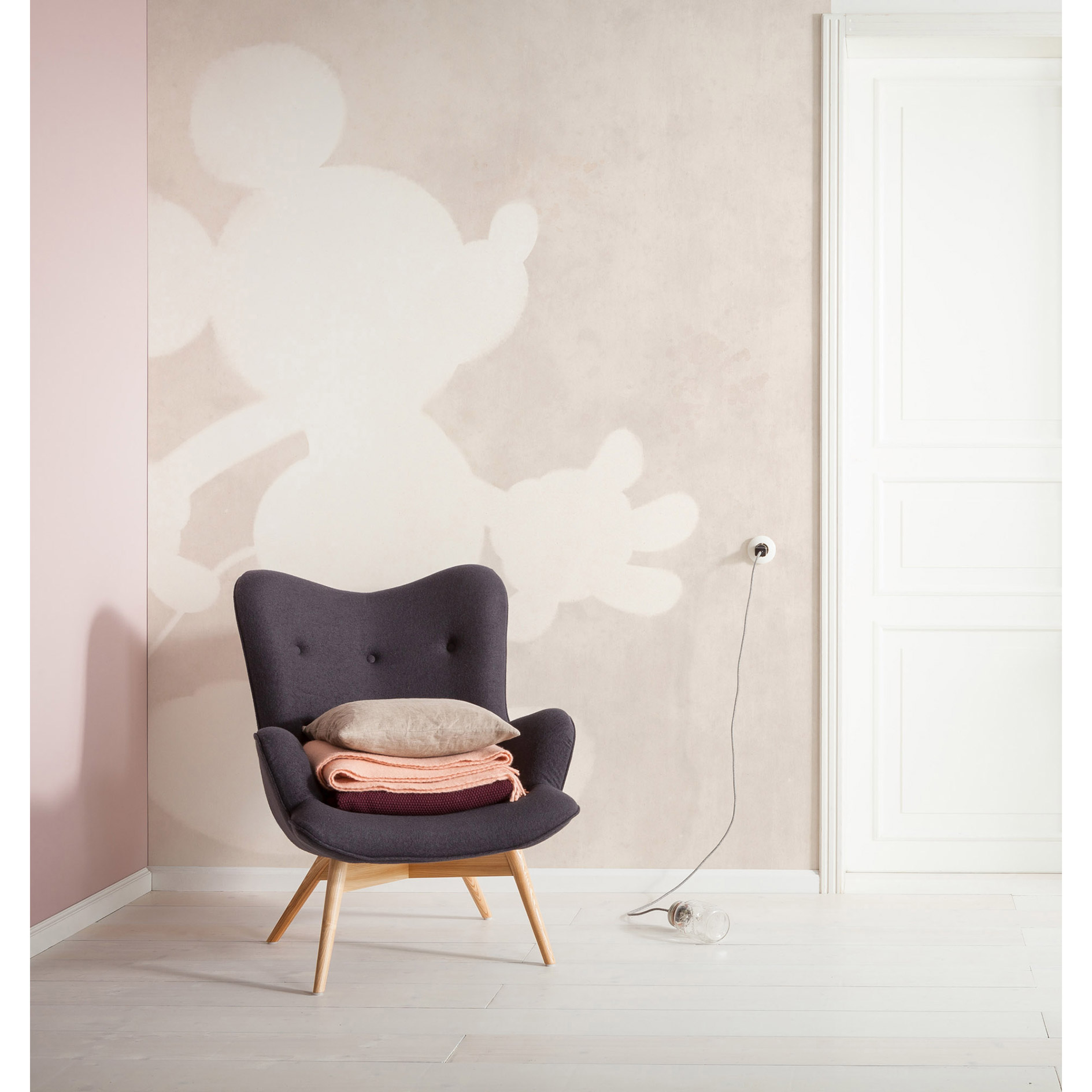 Vlies-Fototapete MICKEY CONTOUR - 200x280 cm