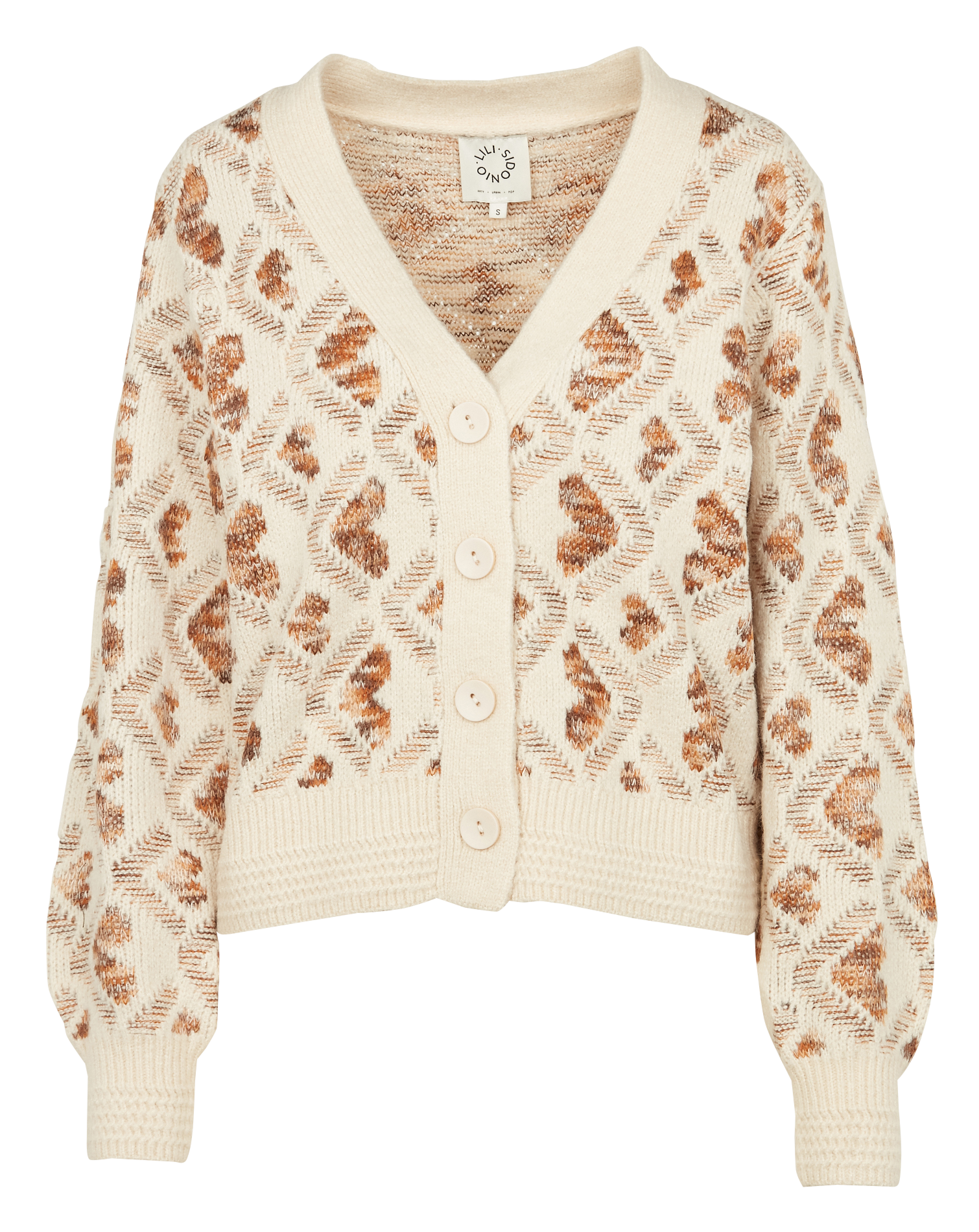 Gilet col V ample | Beige