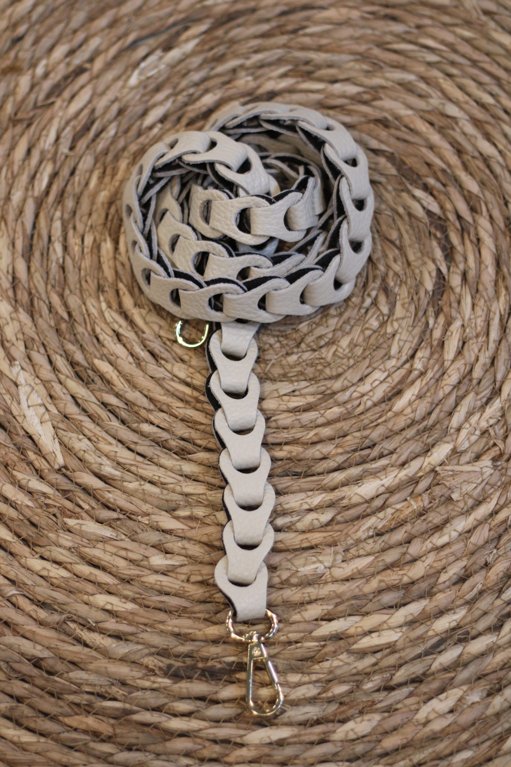 Bag Strap - Smal Ecru - Goud