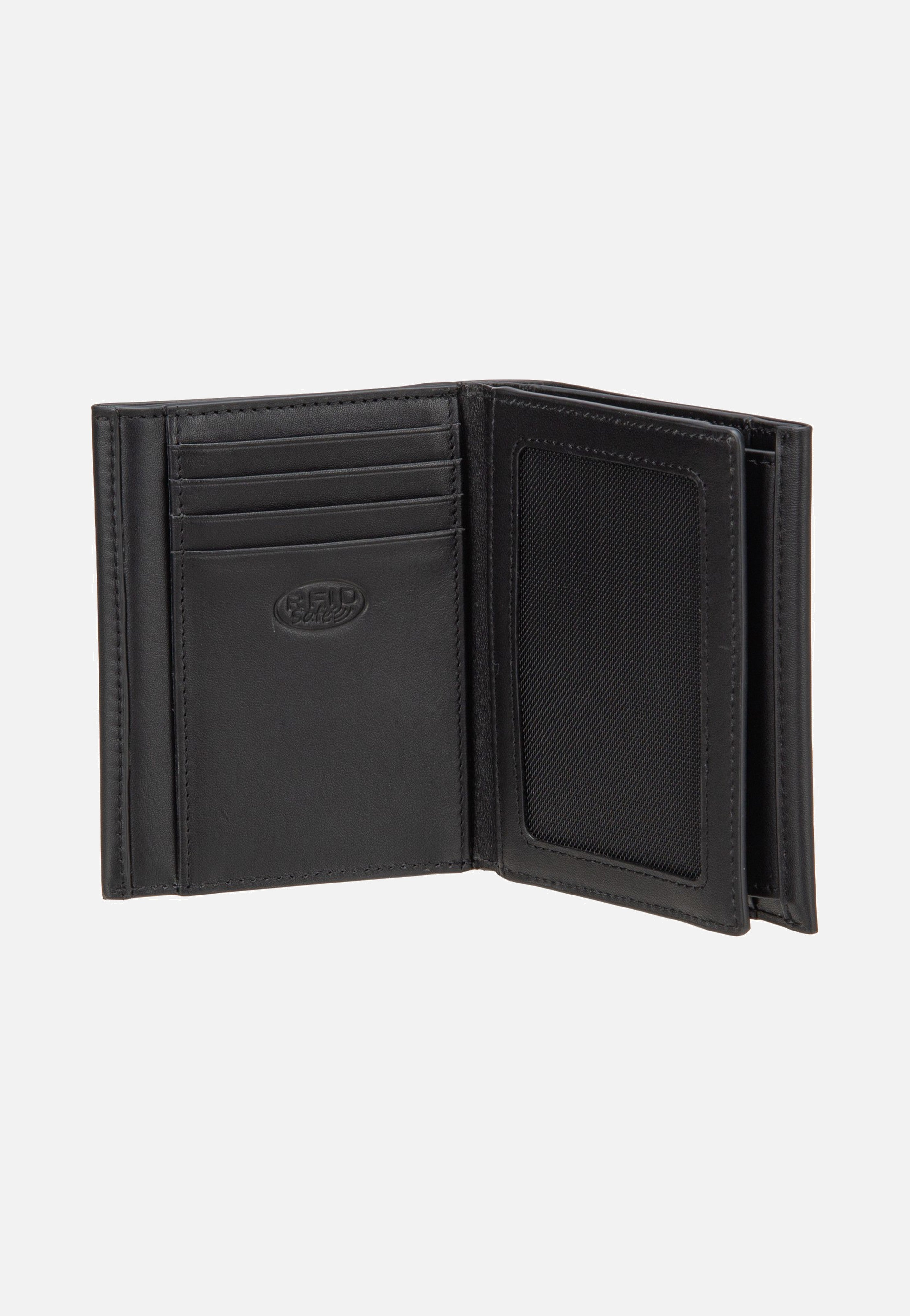 Romeo Upright Wallet Black - Portemonnaie