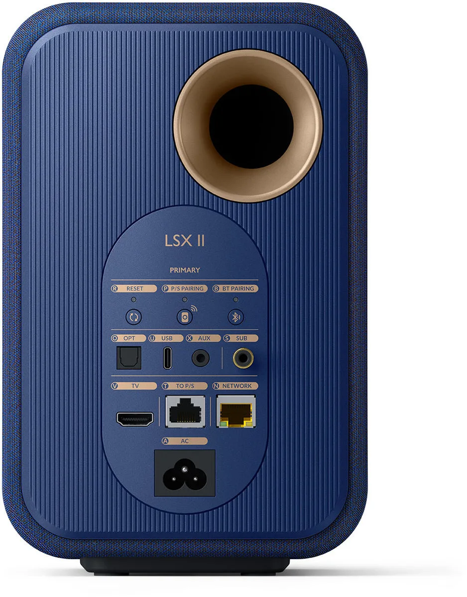 KEF LSX 2 Bleu   S1 Bleu Enceintes sans fil hi-fi