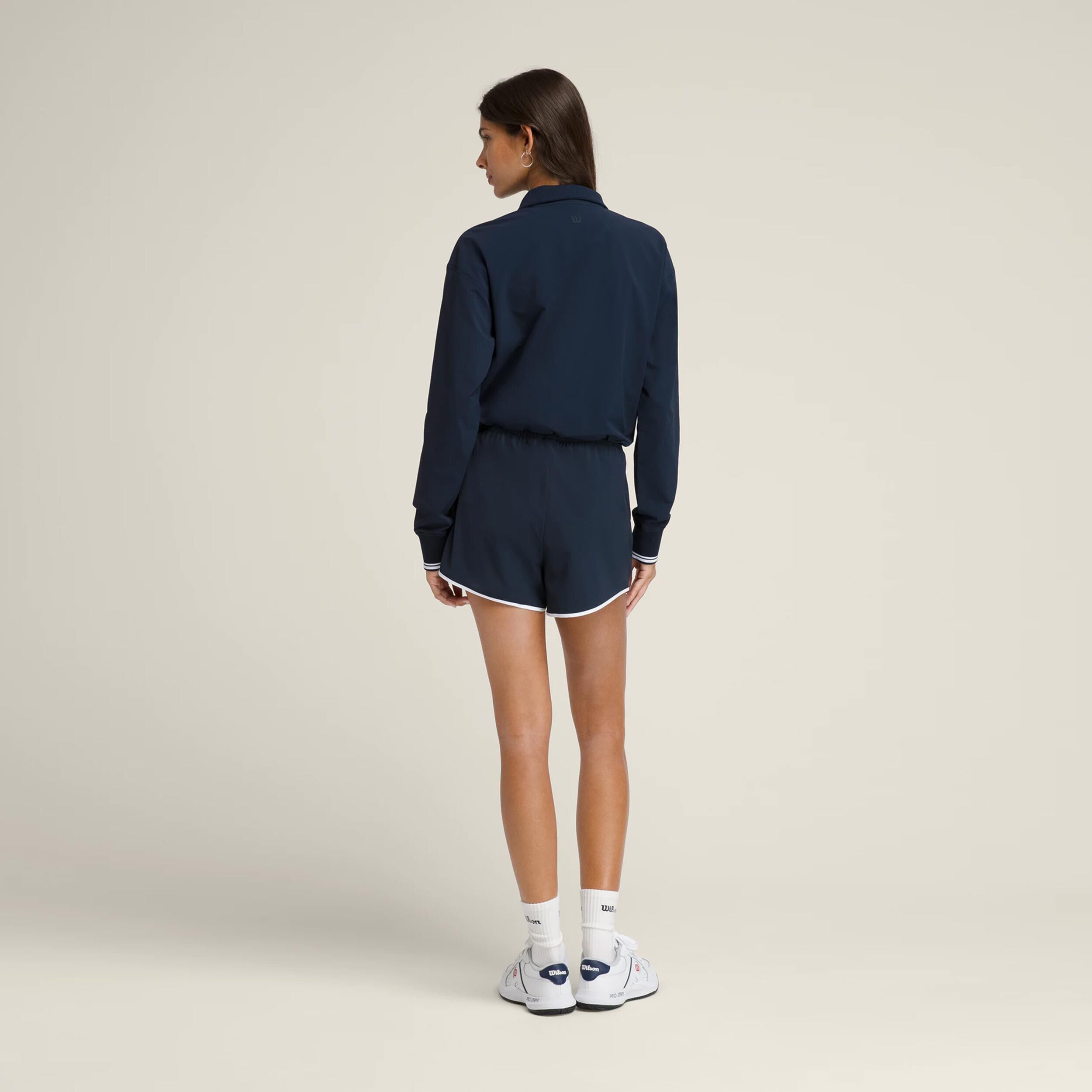 Wilson Davenport Woven Popover Sweat-shirt Femmes - Bleu Foncé