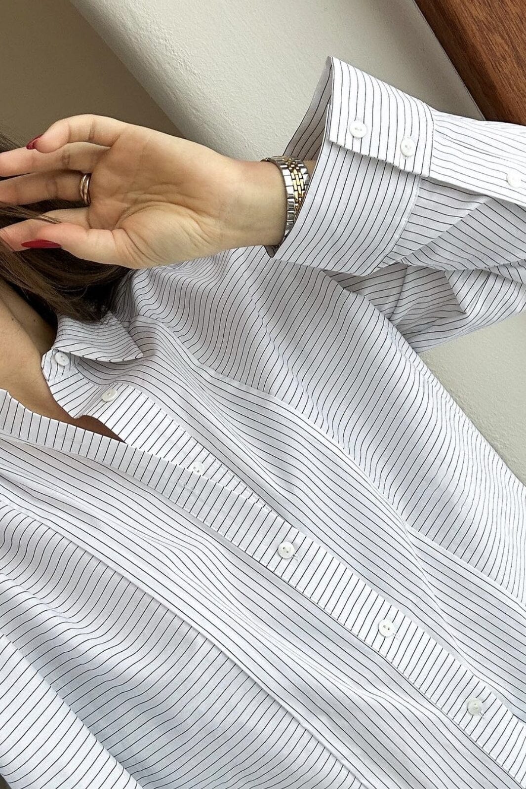 Neo Noir Gili Stripe Shirt