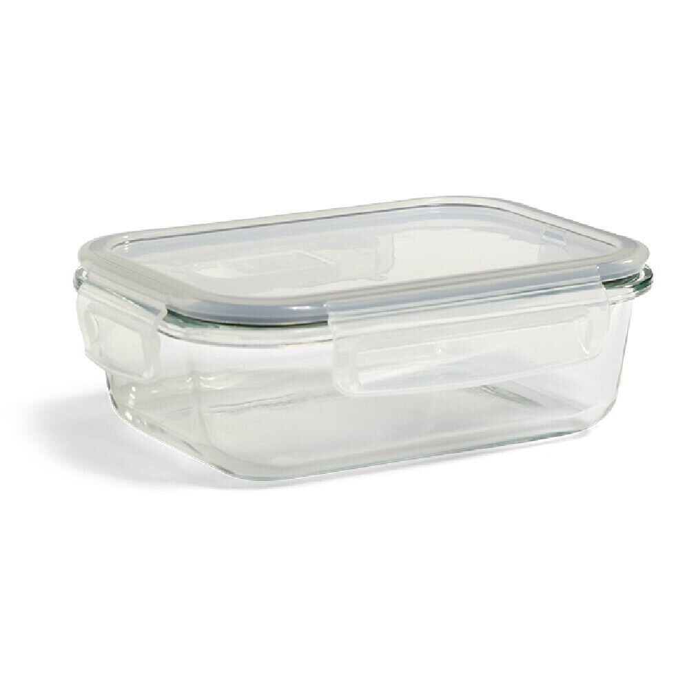 Boîte alimentaire en verre avec couvercle plastique à clips 640ml