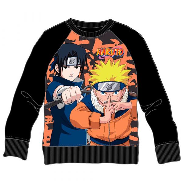 Sd Games Sweatshirt Naruto Sasuke Preto 8 Anos