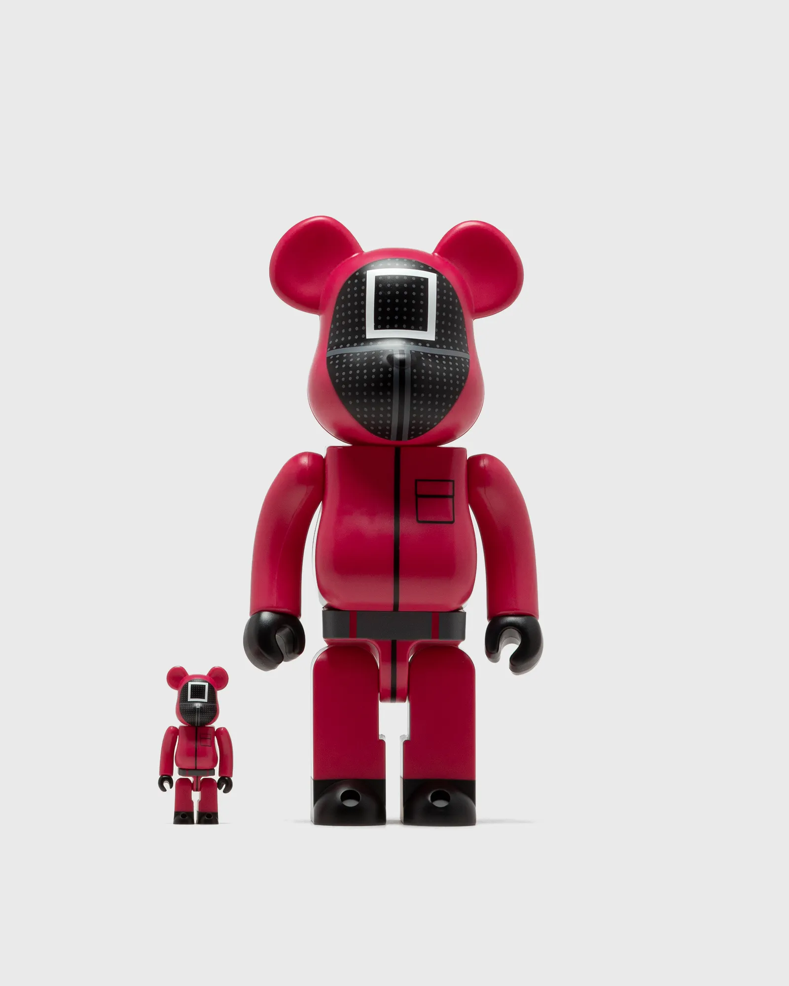 MEDICOM BEARBRICK 400% SQUID GAME MANAGER 2-PACK