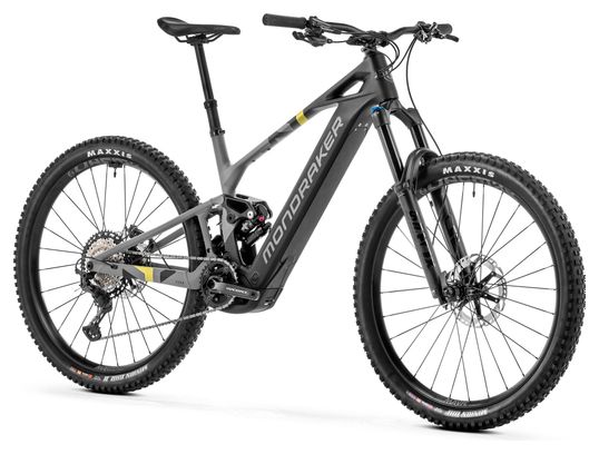 VTT Électrique Tout-Suspendu Mondraker Crafty Carbon R Shimano XT 12V 800 Wh 29'' Gris Noir 2025