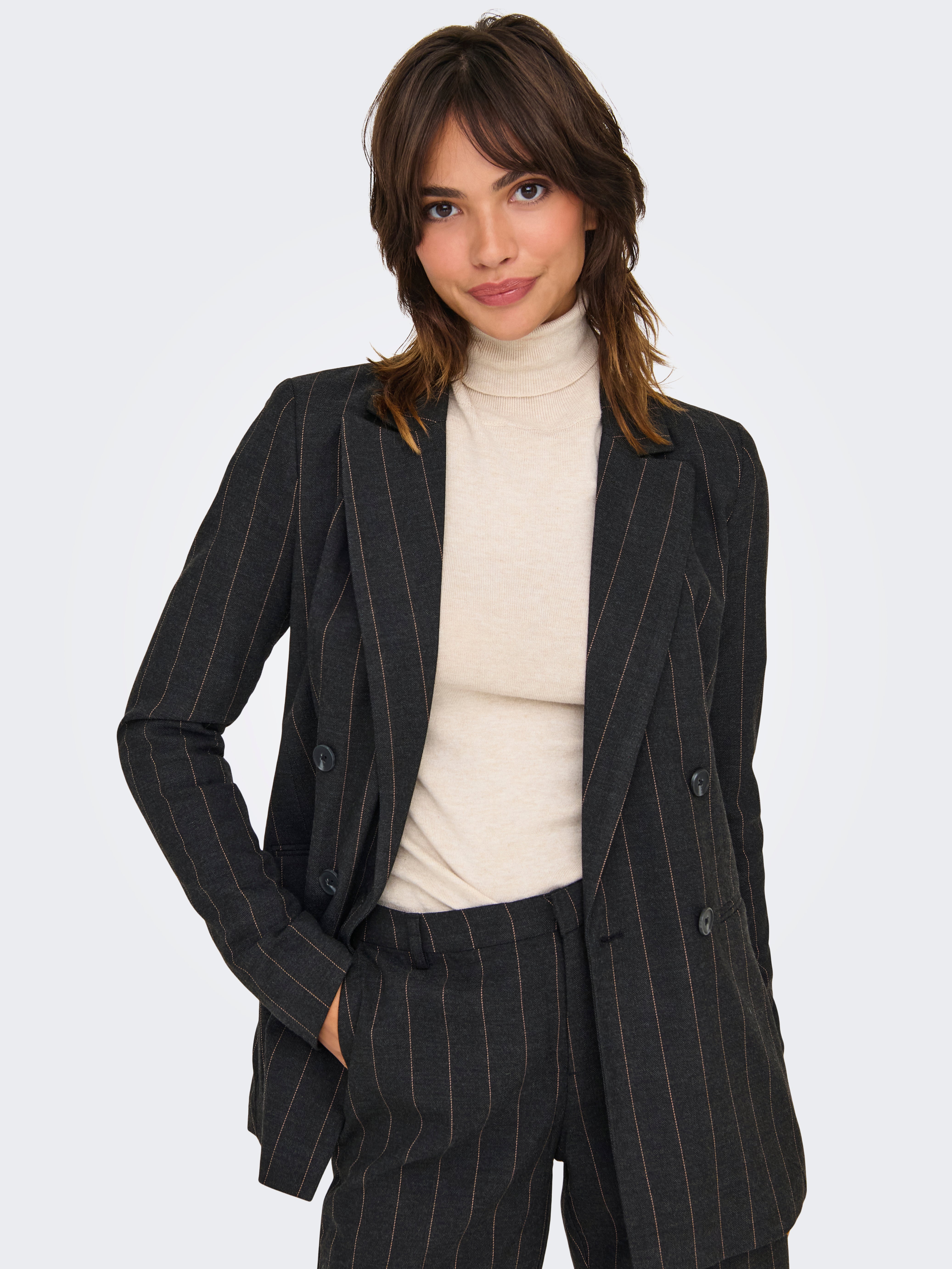 ONLMARLEY Blazer Dark Grey Melange