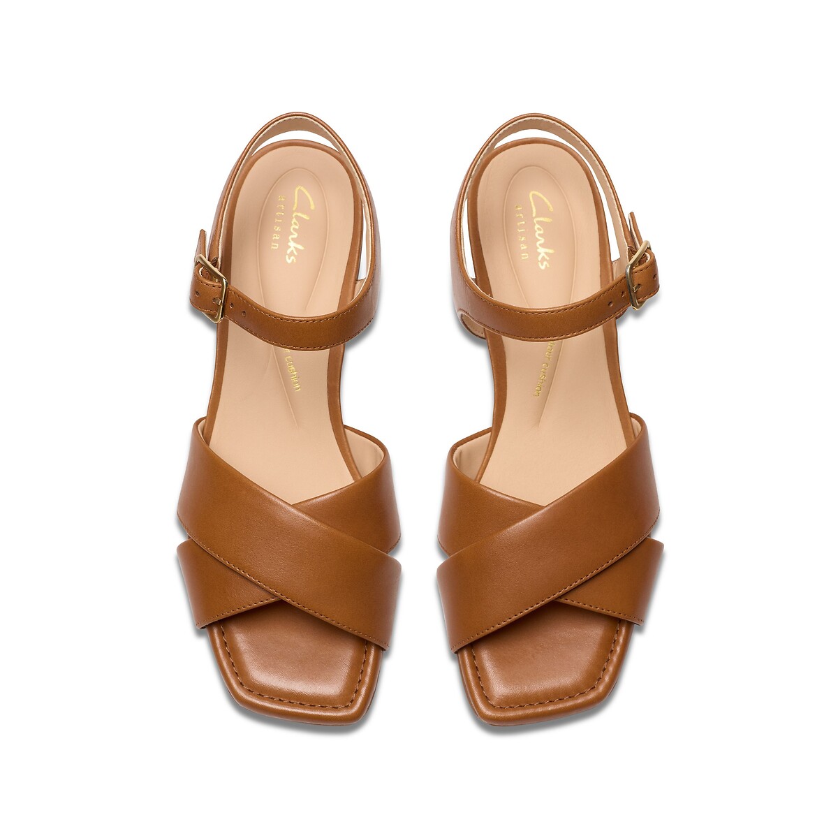 CLARKS<br>Lederen sandalen Serina35 Cross