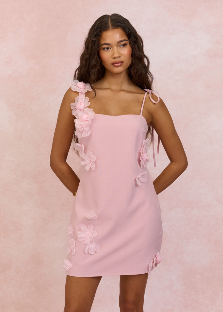 Harper jurk lichtroze