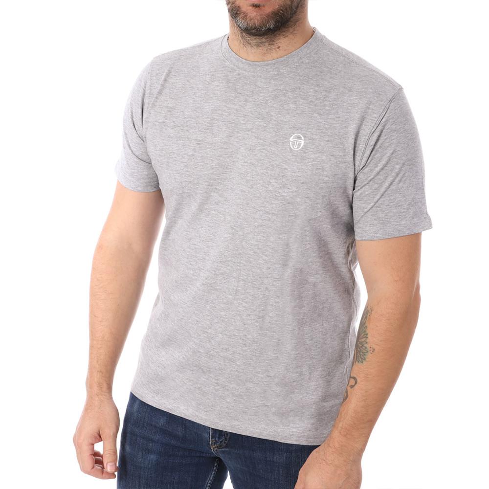 Sergio Tacchini T-shirt Gris Clair Homme Sergio Tacchini Iconic