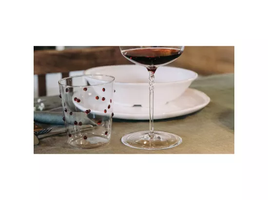 Zafferano Party Tumbler Verre 45 Cl Multicolore Set de 6 Pièces en Verre