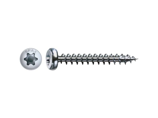 SPAX 201010350355 SPAX Ruko-T Træskrue 3.5 mm 35 mm Torx, Invendig sekskant Stål Galvaniseret 1000 stk