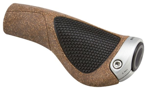 Paire de Poignées Ergon GP1 BioKork Regular Marron Liège