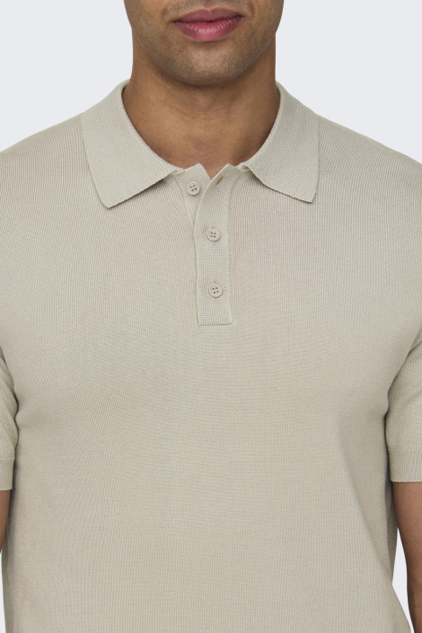 Only & Sons beige heren polo