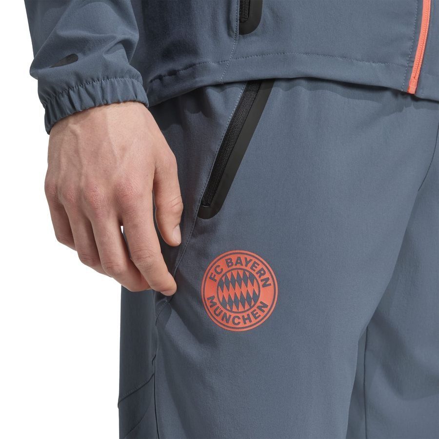 Bayern Munich Bas de Survêtement Tiro 25 Competition Vis Tech Travel - Gris/Orange