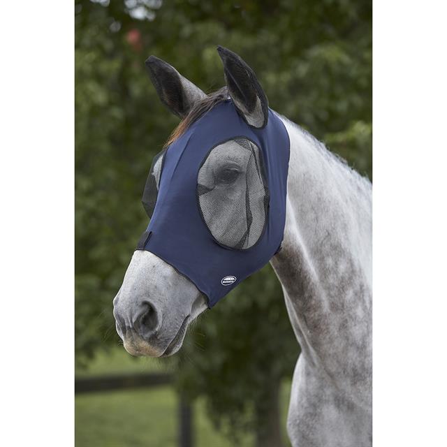 Vliegenmasker WeatherBeeta Deluxe Bug Eye Met Oren Donkerblauw-zwart