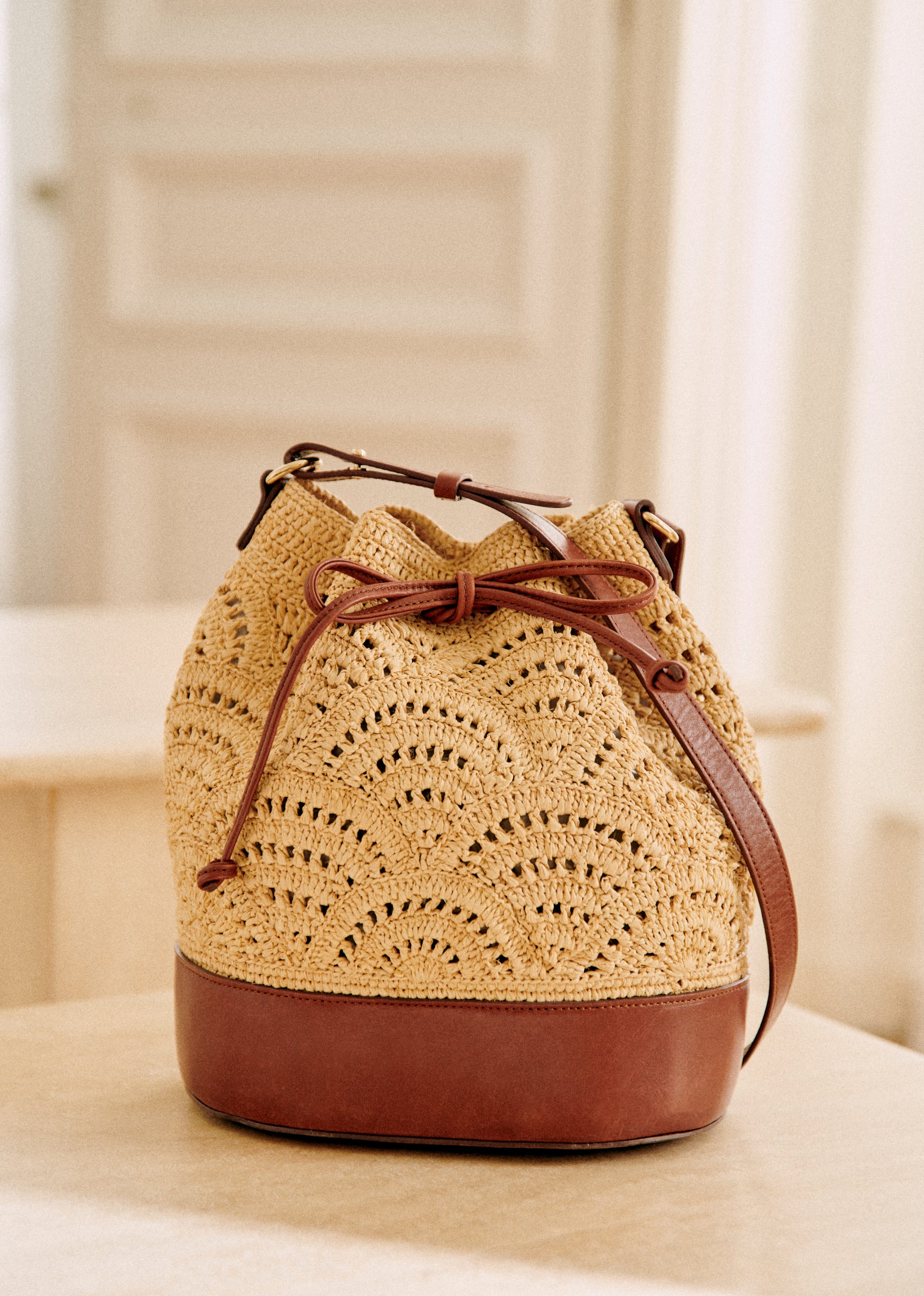 Bourse Alma - Raphia Naturel - SACS/NEW SACS Nos Paniers 5906403