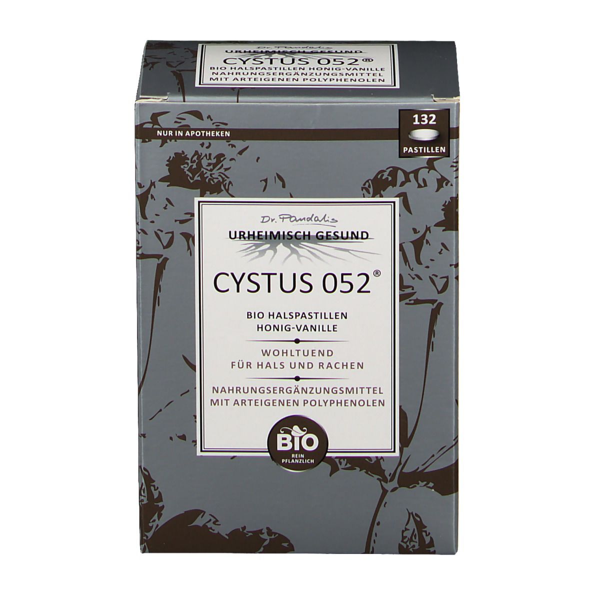 Dr. Pandalis Cystus 052® Bio Halspastillen – Honig-Vanille