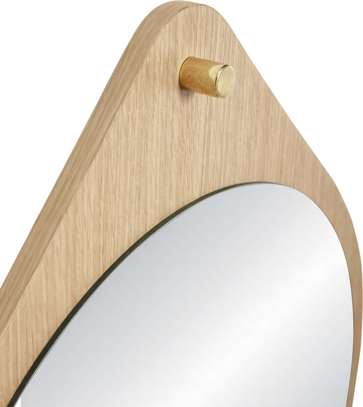 Hübsch Drop Mirror Natural Natur