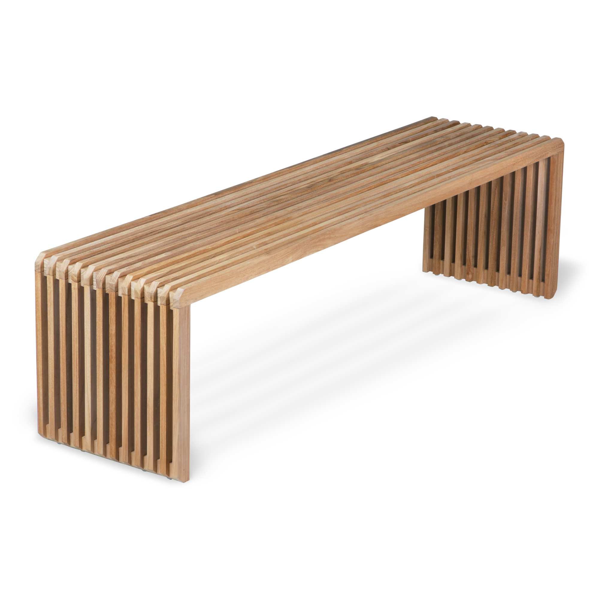 Eetkamerbank Slatted Teak 160 cm