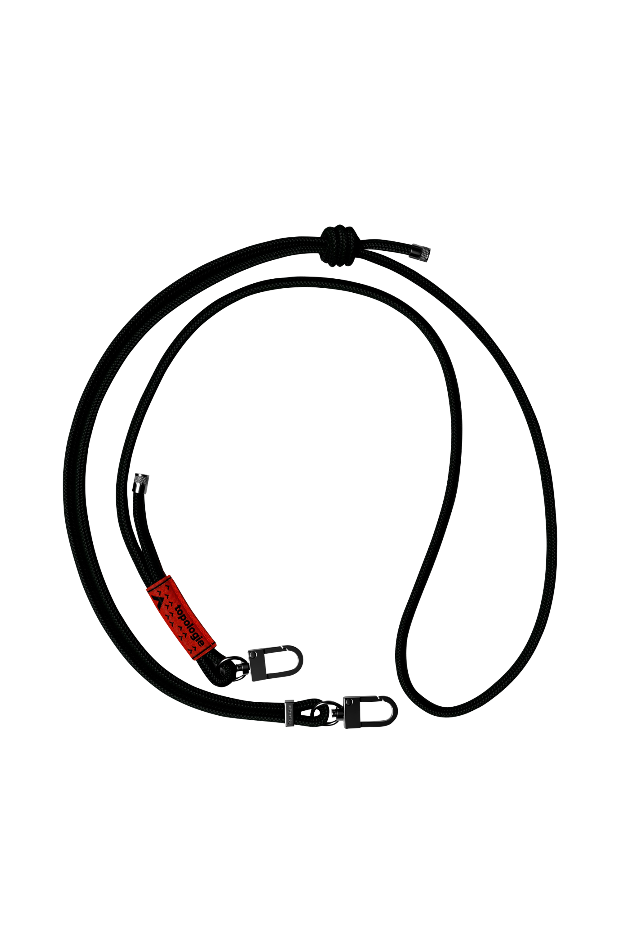 TOPOLOGIE cordon de téléphone 6.0mm Rope Strap Noir