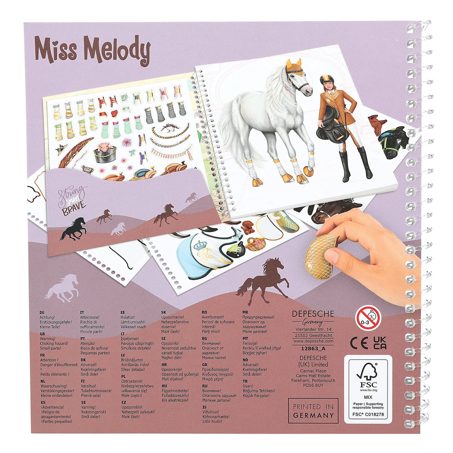 Miss Melody Malbuch DRESS ME Up