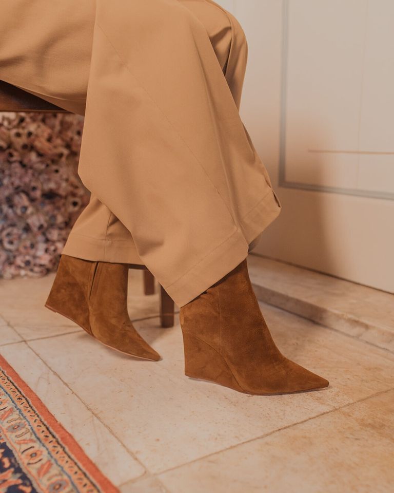 Lola Cruz Renes Cognac Dames Enkelboots
