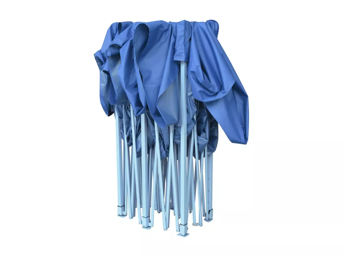 Tente pliable 3 x 6 m Bleu