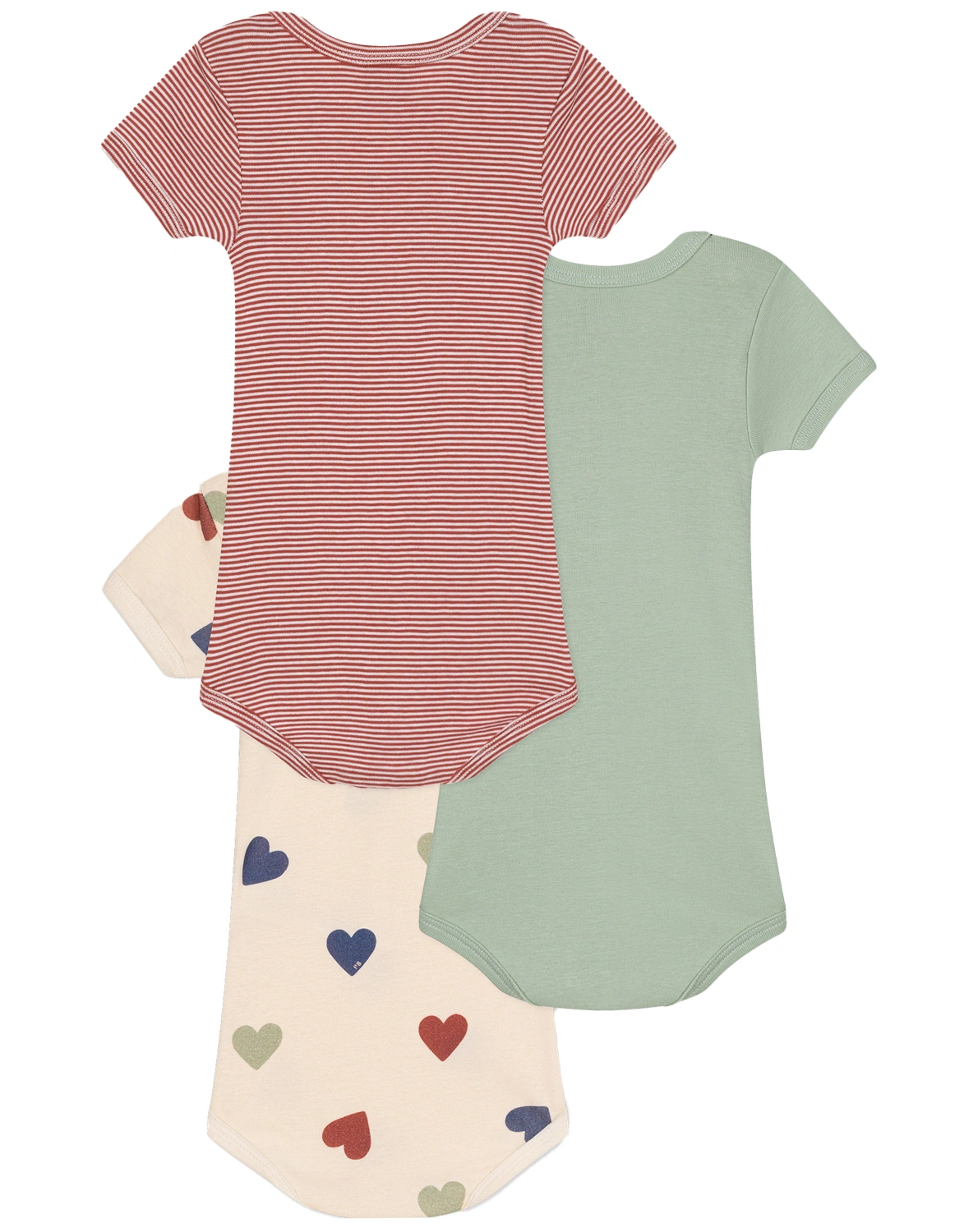 Kurzarm-Body TRICOEUR 3er Pack in bunt