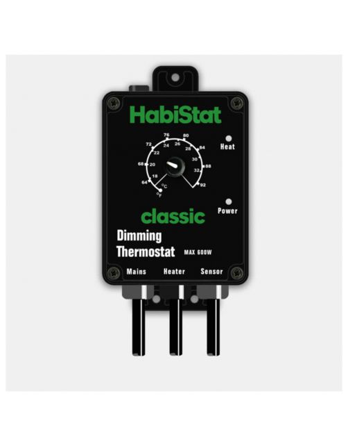 Habistat Dimmende Thermostaat - Terraium - Zwart 600 Watt