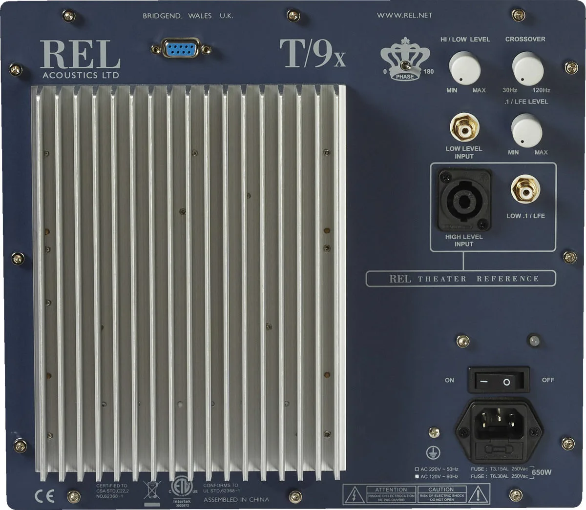 REL Acoustics T/9x Blanc Caissons de basses