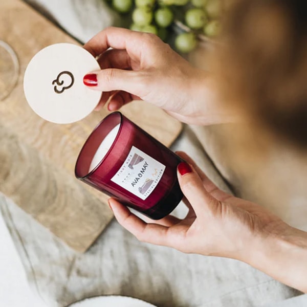 Bougie parfumée - Pinot Noir - Cassis & framboise - 180 g