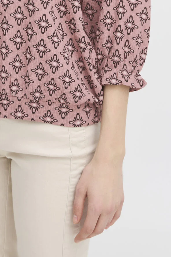 Fransa FRENORA TEE 1 Nostalgia rose mix