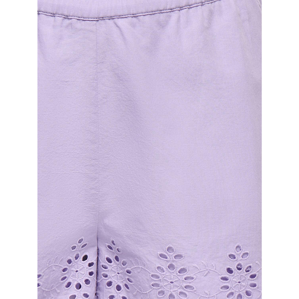 Køb kids ONLY Lilac Breeze Koglou Life Emb Shorts Wvn