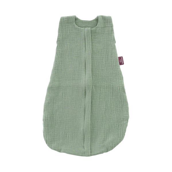 Träumeland Zomerslaapzak Liebmich - Cotton Muslin - Sage Green - 60 cm