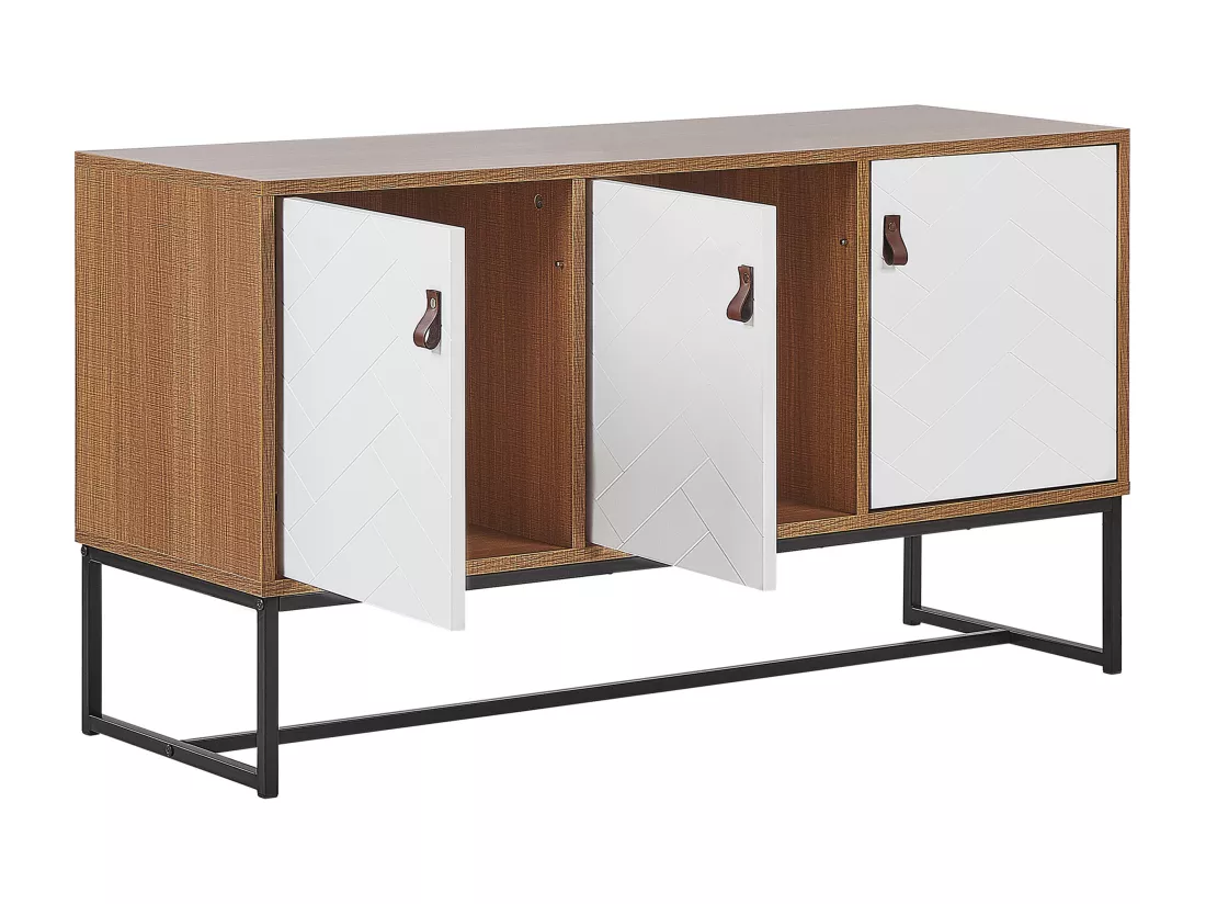 Armoire NUEVA 62 cm Marron clair/blanc