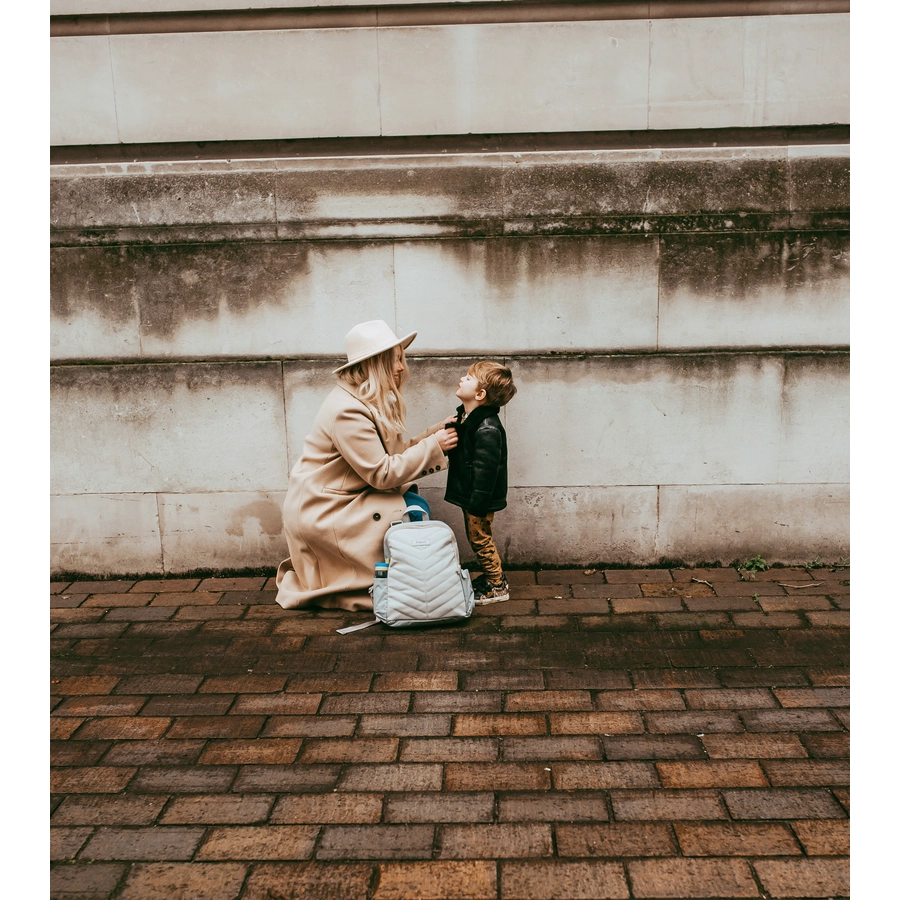 Babymel Wickelrucksack Gabby Pale Grey