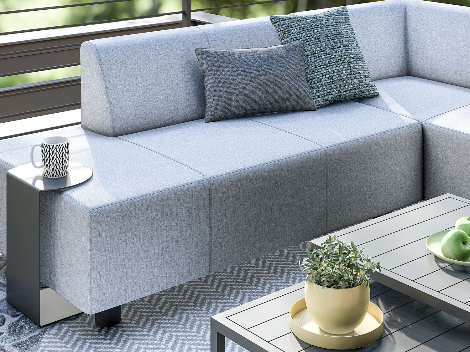 Gartenlounge Dave – aus schnelltrocknendem Quick-Dry-Foam™