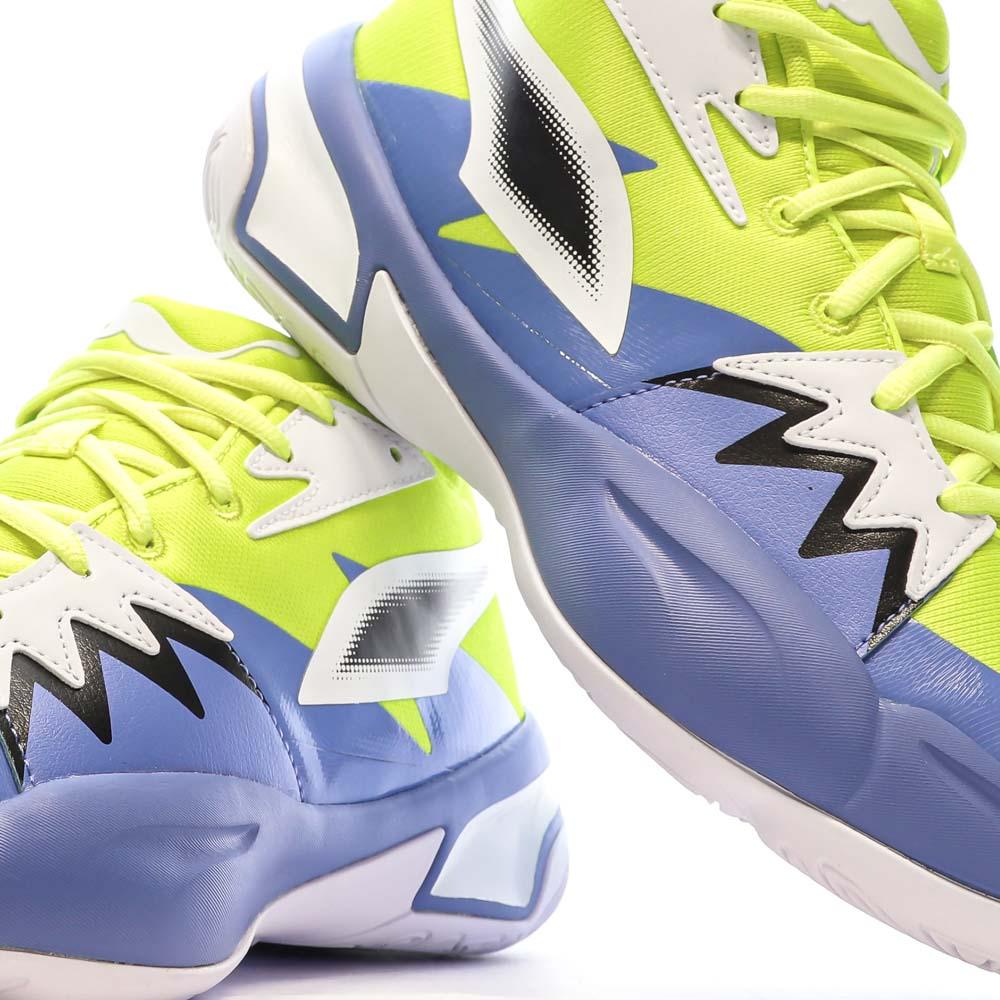 Puma Chaussures de baskets Bleu/Jaune Homme Puma Genetics