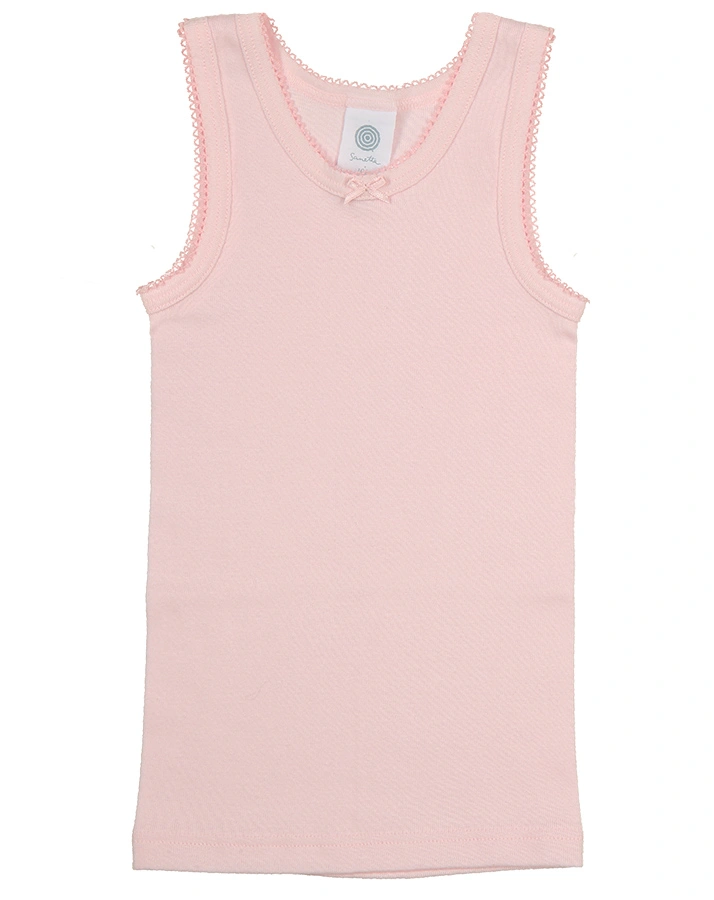 Unterhemd CLASSY GIRL 2er-Pack in weiß/rosa