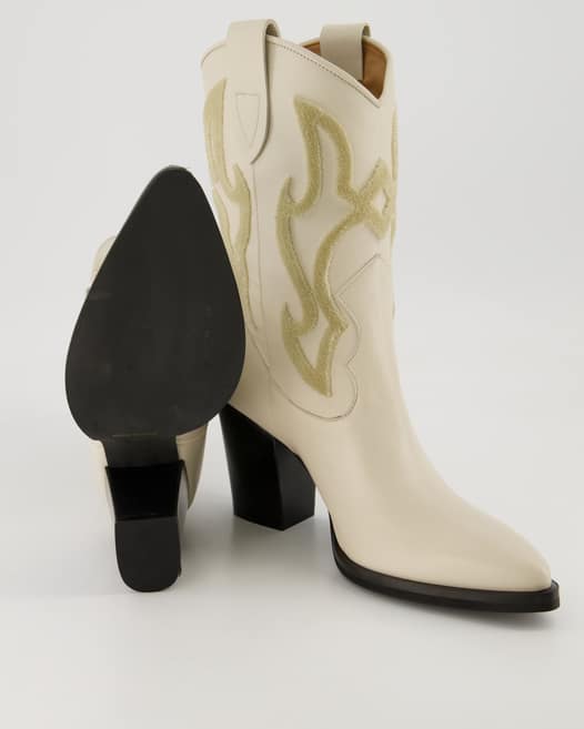 George Watts H474 Cowboyboots in Weiß