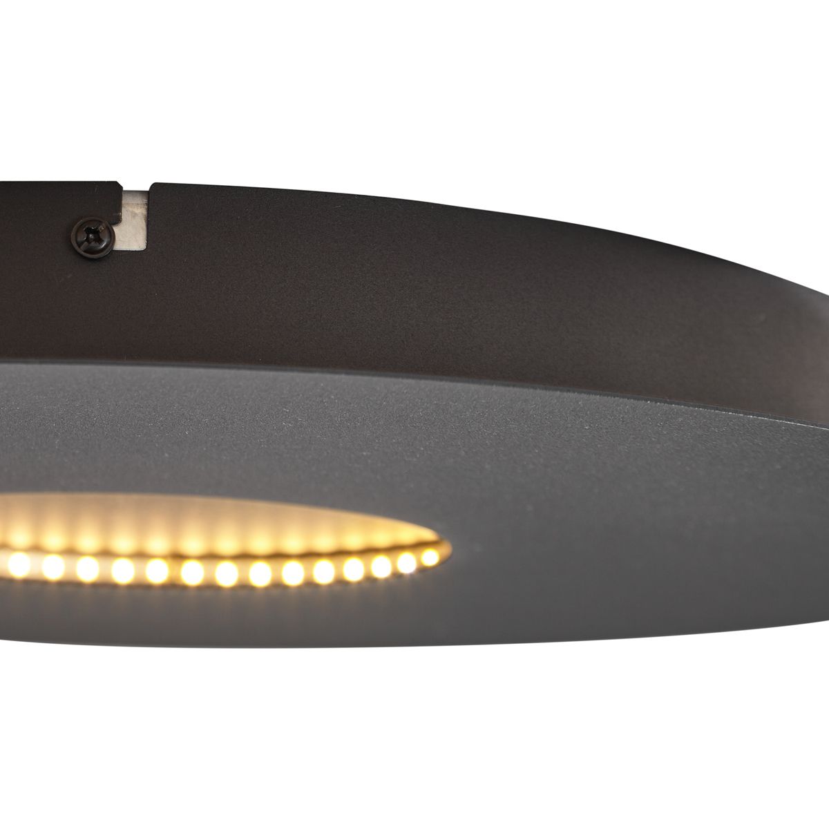Moderne plafondlamp zwart 40cm incl. LED 3-staps dimbaar - Morning
