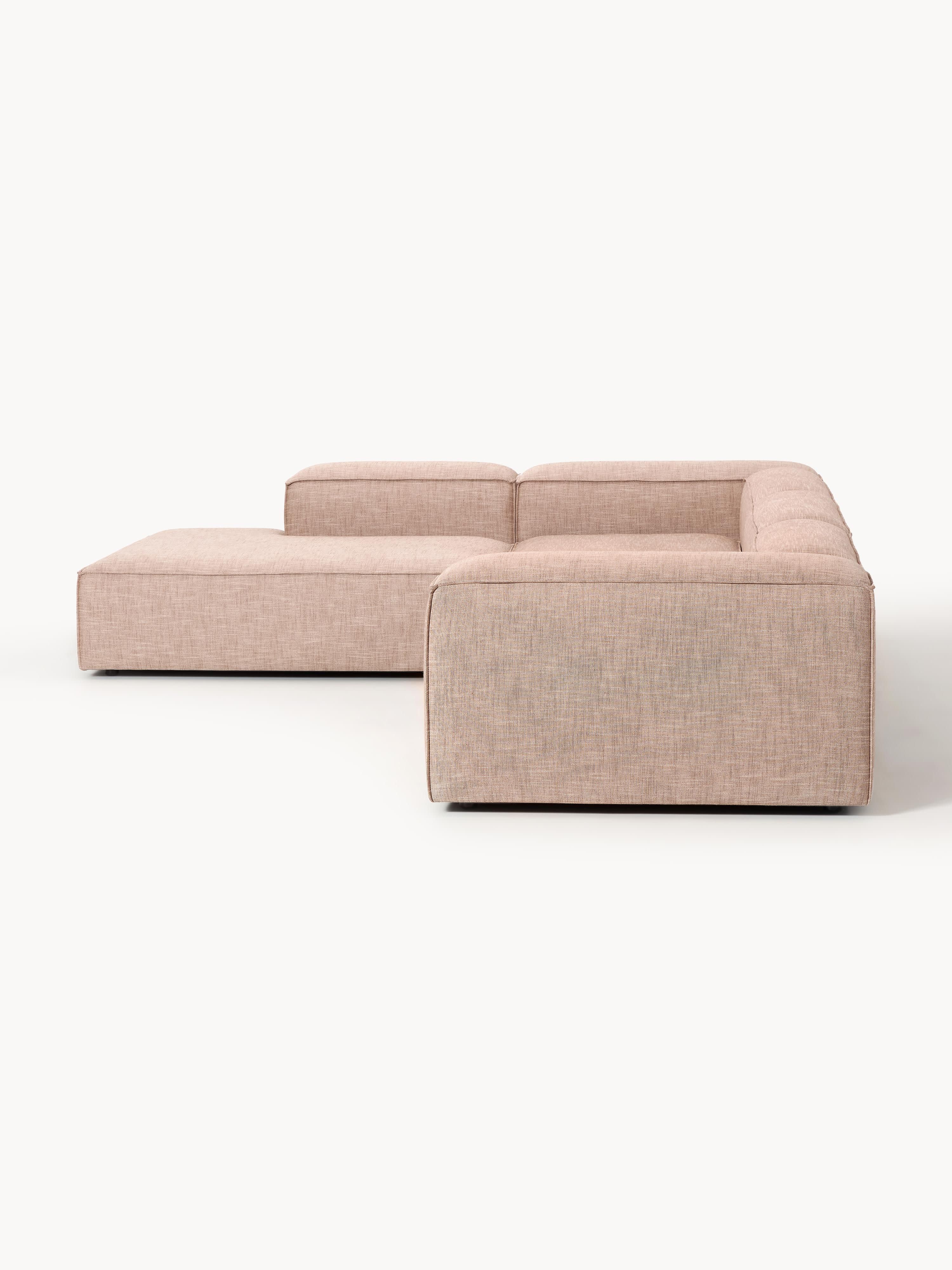 XL modulaire hoekbank Lennon van linnenmix (4-zits)